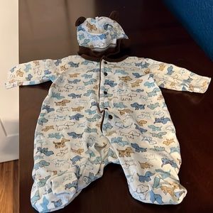 Newborn puppy onesie